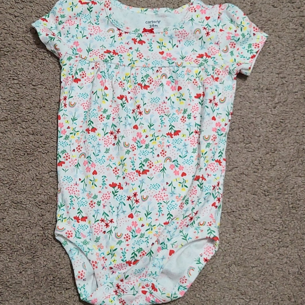 Floral onesie